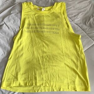 Lululemon Athletica Neon Yellow Muscle Tee